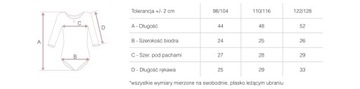 БАЛЕТНОЕ БОДИ 3/4 ДЛЯ БАЛЕТНОЙ РИТМИКИ X1 CB 122/128