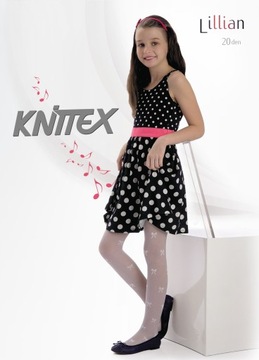 KNITTEX rajstopki LILLIAN lycra 20 den # 140-146