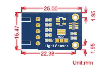 TSL2581FN — цифровой датчик освещенности ARDUINO STM32