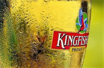 KINGFISHER BEER стакан полпинты ИНДИЯ