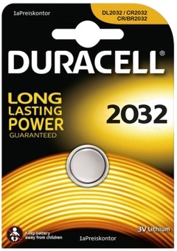 Литиевые батарейки Duracell CR 2032 DL2032 3 В - 10 шт.