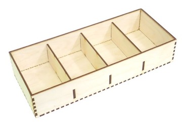 Коробка с 4 компартментами Организатор DeCoupage Kz86