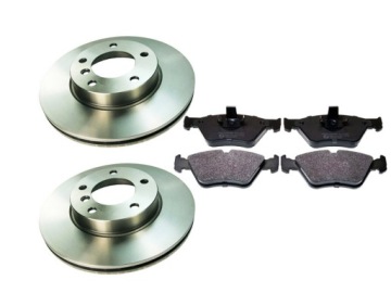 Тормозной диск 286mm + колодки перед opel OMEGA b 2.0