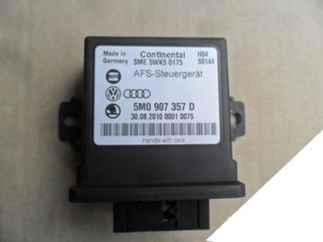 Vw блок управління блок afs фар xenon led підсвідка 5m0907357d, фото