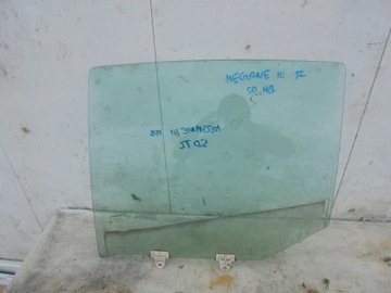 Door glass left rear renault megane 3 5 doors hatchback, фото