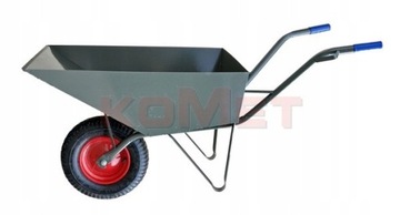 Wheelbarrow metal thick construction wheel pump., фото