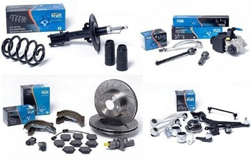Тормозные диски kraft зад ford focus 1 mk1 fiesta 253mm, фото