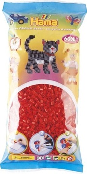 Hama copper 20505 bead for ironing red 6 thousand., фото