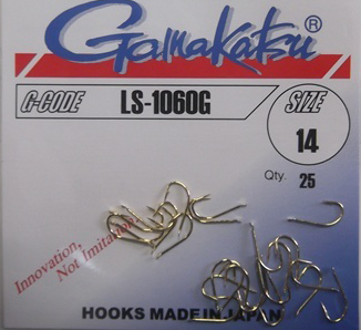 Hooks soil, float, burr gamakatsu 1060g 25 pcs., фото