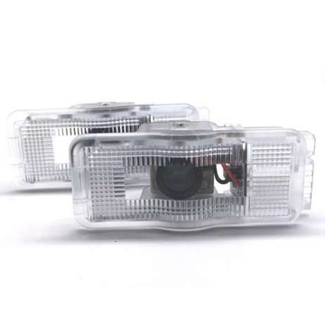 Peugeot 407 led підсвідка лого проектори лампочки вітаюче led підсвідка, фото