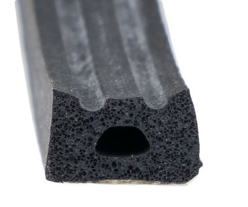 Gasket self-adhesive black 10x6 (sd-53) 1m, фото