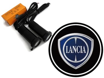 Welcoming light logo lancia tuning maxx 2x7w, фото