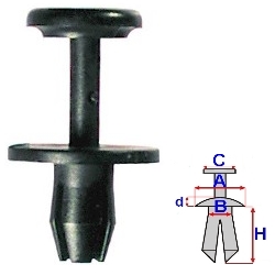 Clip pin extender versatile romix rxa17156, фото