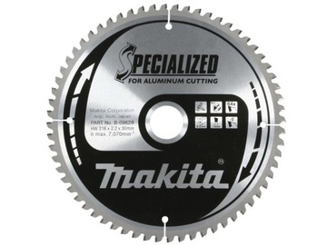 Makita disk saw disk to aluminum 216x30mm 64-teeth specialized, фото