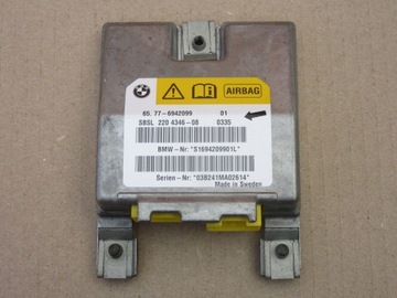 Bmw e60 e63 airbag control unit airbag 6942099, фото