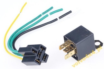 Реле підставка фара led підсвідка 12v 30a протитуманна фара, фото