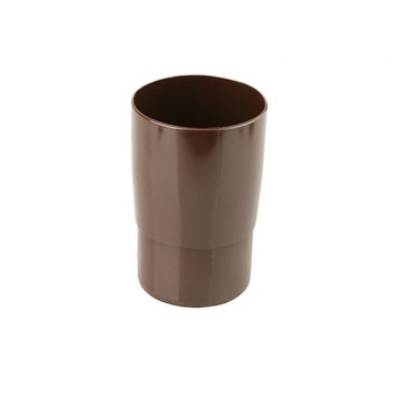 Coupling connector to tubes drain marley continental 53mm color brown, фото