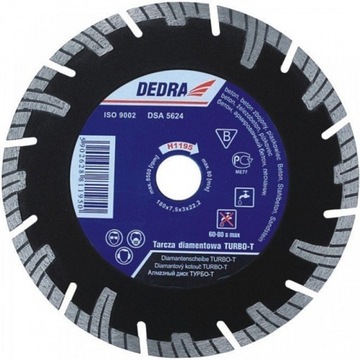 Dedra diamond disk cutting turbo-t 200/ 25, 4 h1196e, фото