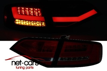 Фонари задние audi a4 b8 седан rg неон led подсветка без led подсветка, фото