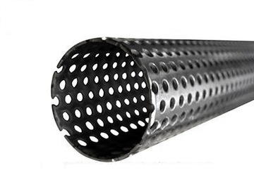 Stainless steel tube steel perforated shock absorber 25mm 1m, фото