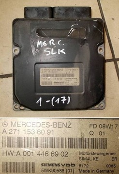 Mercedes slk w171 computer control unit a2711536091, фото
