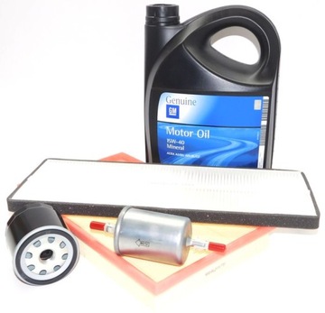 Oil gm 15w40 5l filters opel vectra b 1.6 1.8 2.0, фото