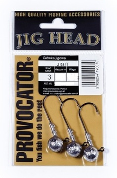 Джиговая головка provocator jigit 21g 6/ 0 op. 3шт., фото