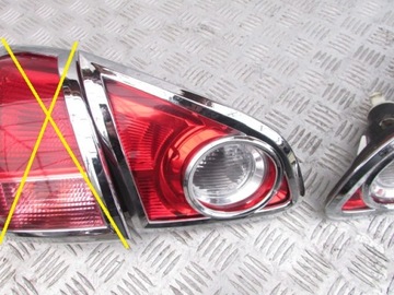 Lantern lt left rear в lid nissan qashqai j10 08, фото