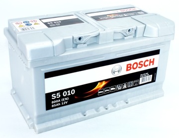 Аккумулятор bosch серебро s5010 85ah 800a правый+, фото