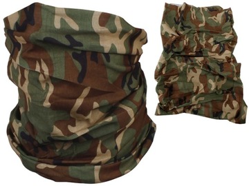 Scarf multifunctional balaclava military woodland, фото