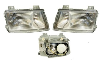 Headlights mercedes sprinter 208-414 95- h+ h1 depo 2pcs, фото
