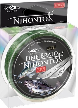 Wicker nihonto fine 0, 14mm 150m green mikado, фото