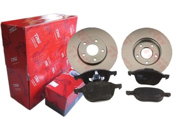 Disks+ pads trw front ford c-max focus mk2, фото
