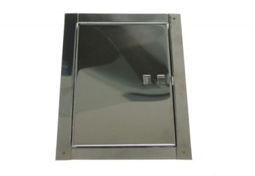 Door chimney audit 15x30 stainless steel, фото