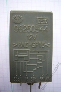 5807/ 6 relay block management wipers daewoo nubira 96250544, фото