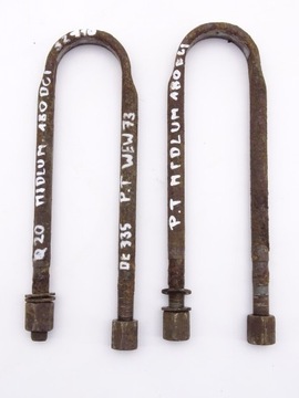 Renault midlum brake caliper springs ass m20x73x335, фото