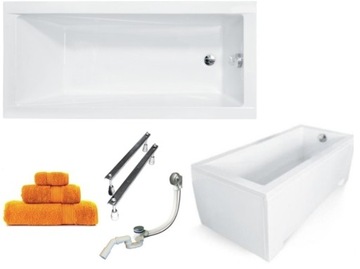 Trough modern pmd besco 150x70 siphon hull legs, фото