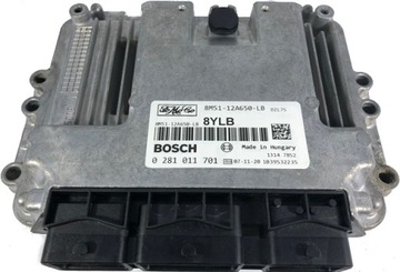 Компьютер ecu ford 8m5112a650lb 0281011701 8ylb, фото