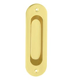 Fasteners recessed for sliding doors brass, фото