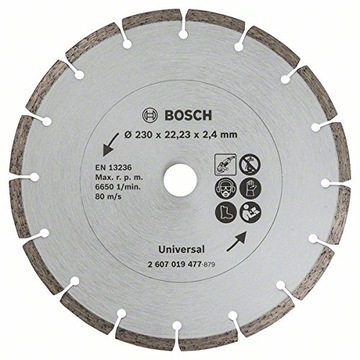 Bosch диск сцепления бриллиант 230mm бетон кирпич klinkier 230x22, 2mm, фото