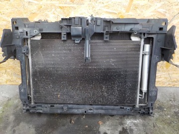 Mazda cx7 restyling 2, 2 strap radiators beam fan, фото