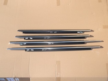 Overlay rear door right audi a7 4g chrome, фото