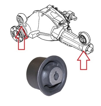 Fasteners differential front left jeep comm, фото