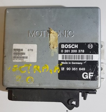 Computer control unit opel astra 0261200378, фото