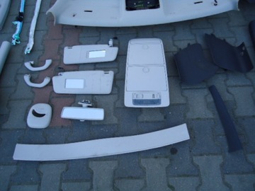 Touran glove compartment ceiling cladding handle protection safety curtain, фото
