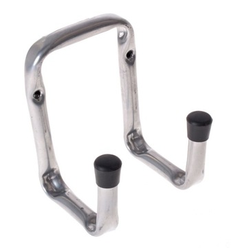 Hanger double fasteners on tools hook wall-mounted 80x120mm to garage basement, фото
