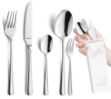 Amefa 30 set cutlery 24 astoria 1249 complete stainless steel classic 6 places, фото