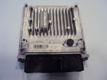 Компьютер двигателя mercedes w176 w246 a6519007003, фото
