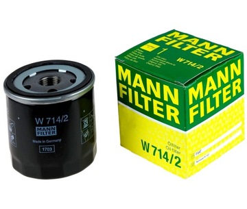 Fiat alfa romeo gasoline mann grease filter w714/ 2, фото