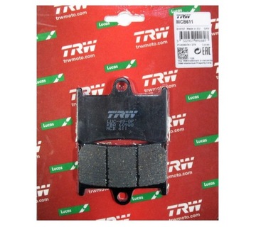 Pads brake trw lucas mcb611 yamaha xv 1900, фото